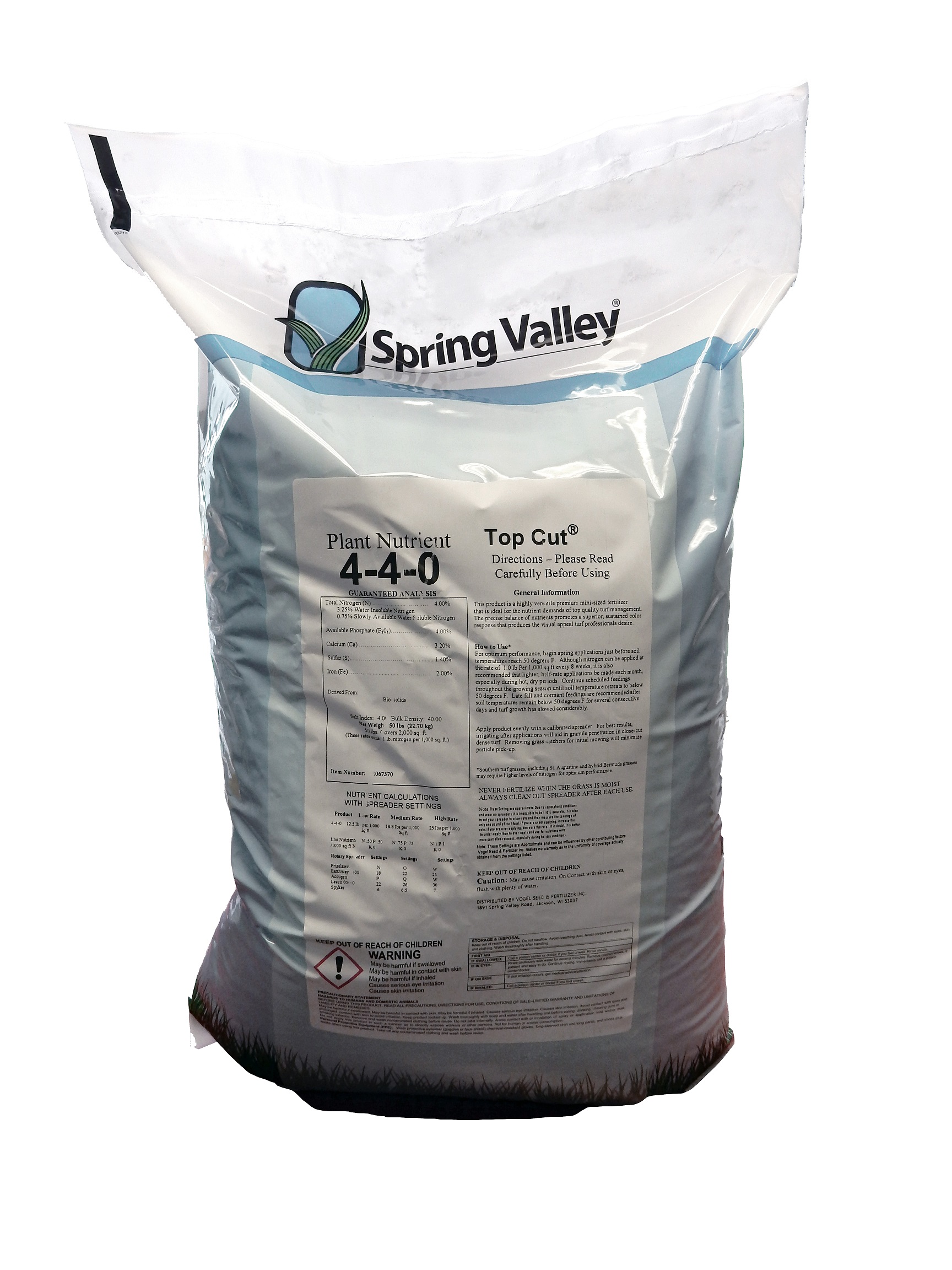 4-4-0 Top Cut 50 lb Bag - 40 per pallet - Fertilizer